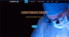 Desktop Screenshot of cthsurgery.com