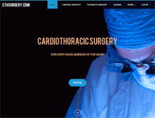 Tablet Screenshot of cthsurgery.com